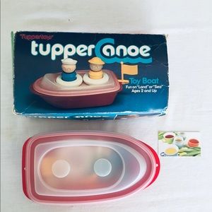 Tupperware Vintage TupperCanoe. Bath toy.